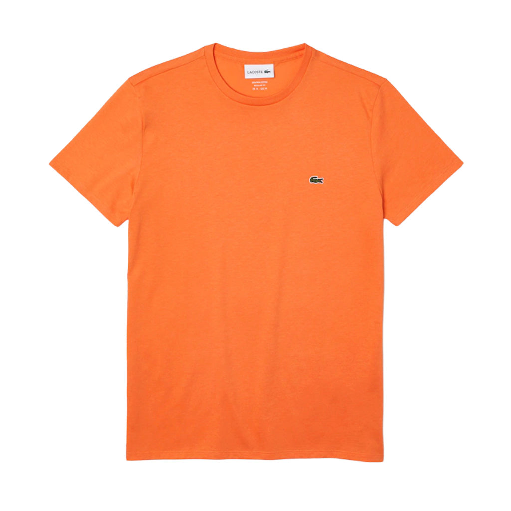 Lacoste Solid Color Crew Neck Orange