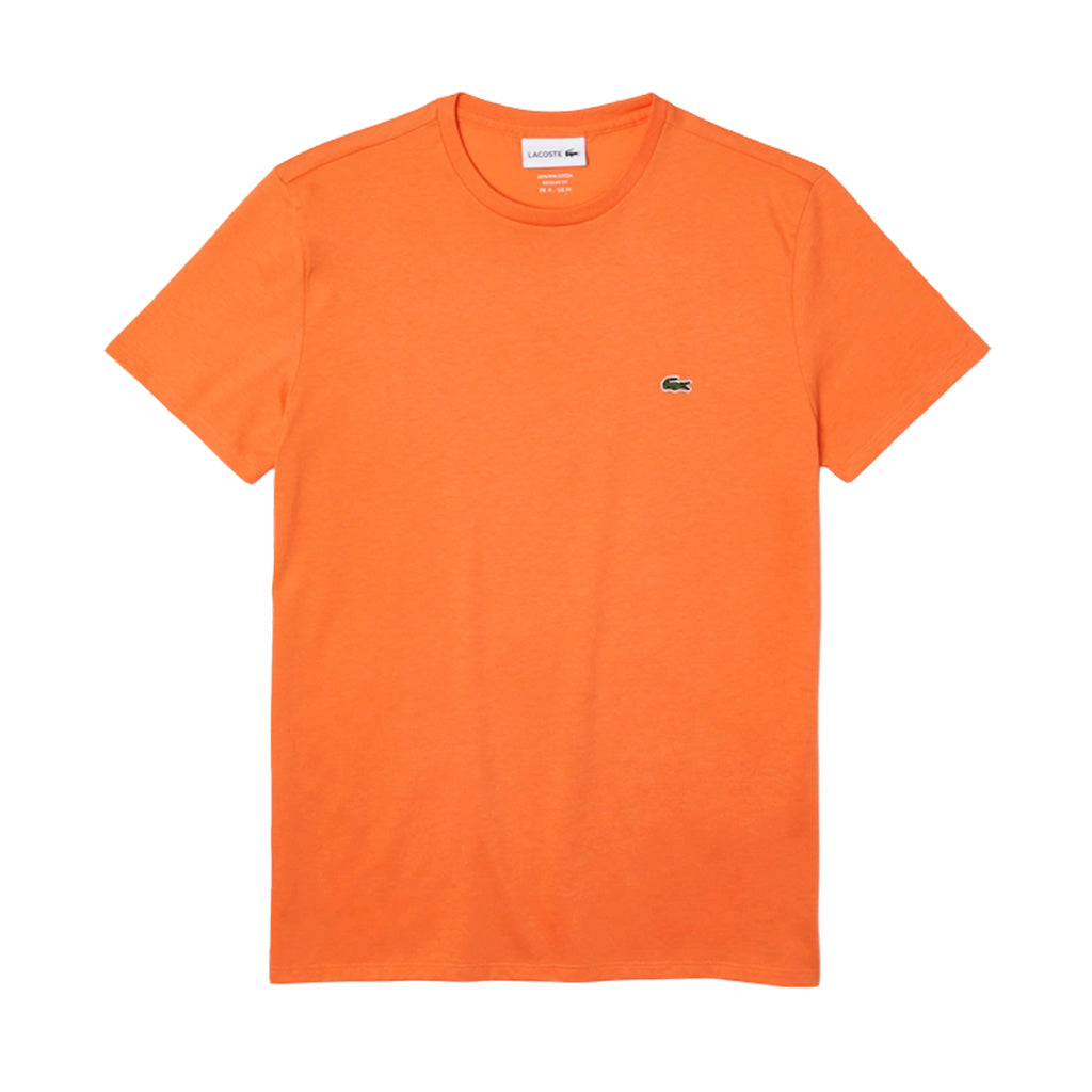 Lacoste Solid Color Crew Neck Orange
