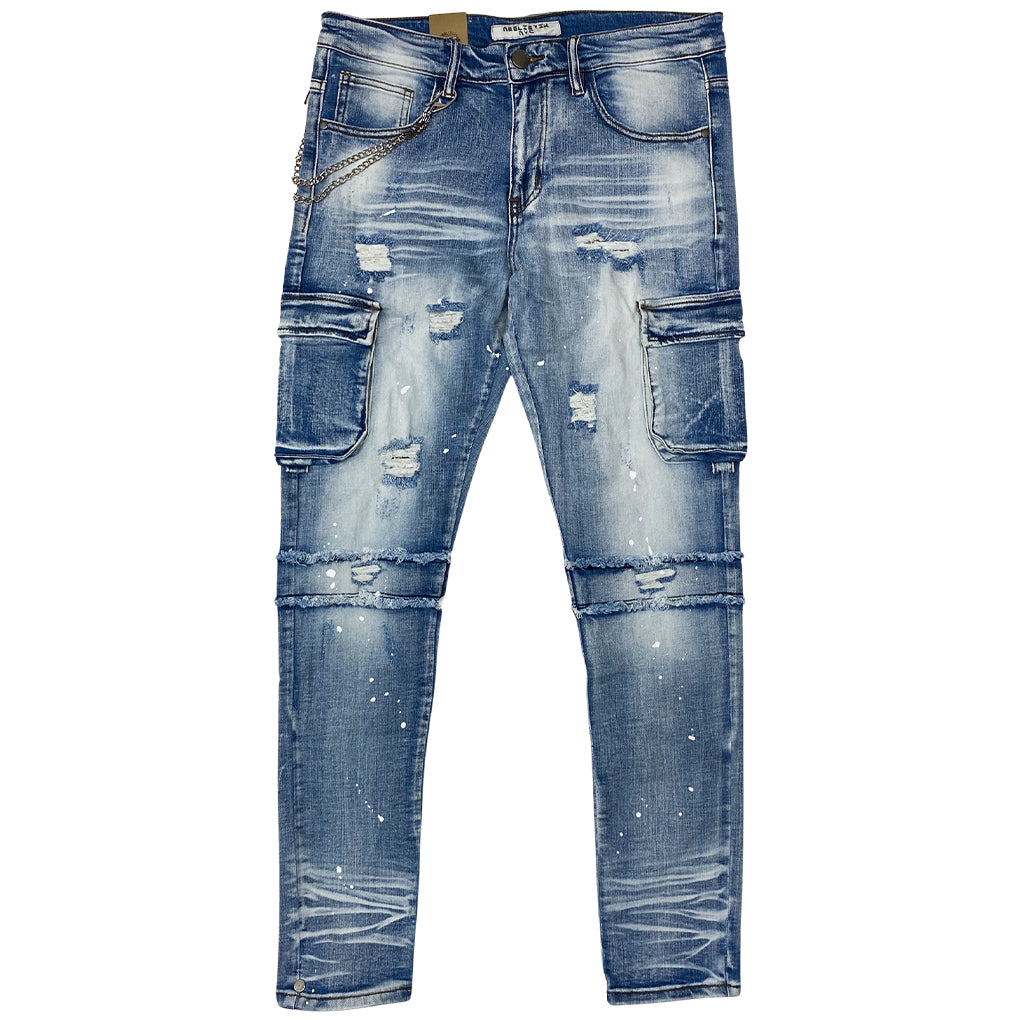 Reelistik Verso Cargo Denim Light Blue