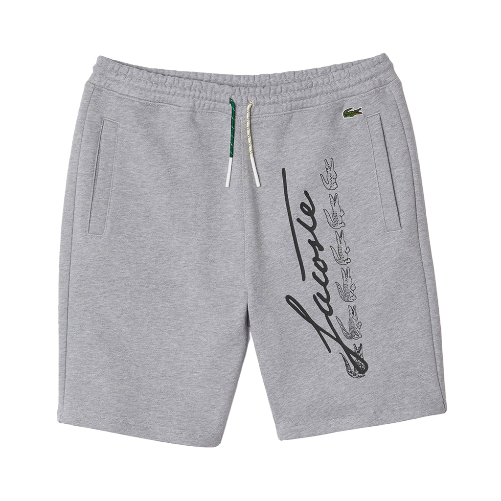 Lacoste Signature Solid Short Gray