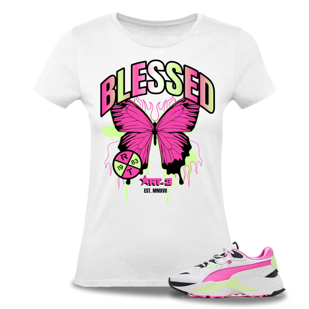 Risq Takers Blessed Tee Pink
