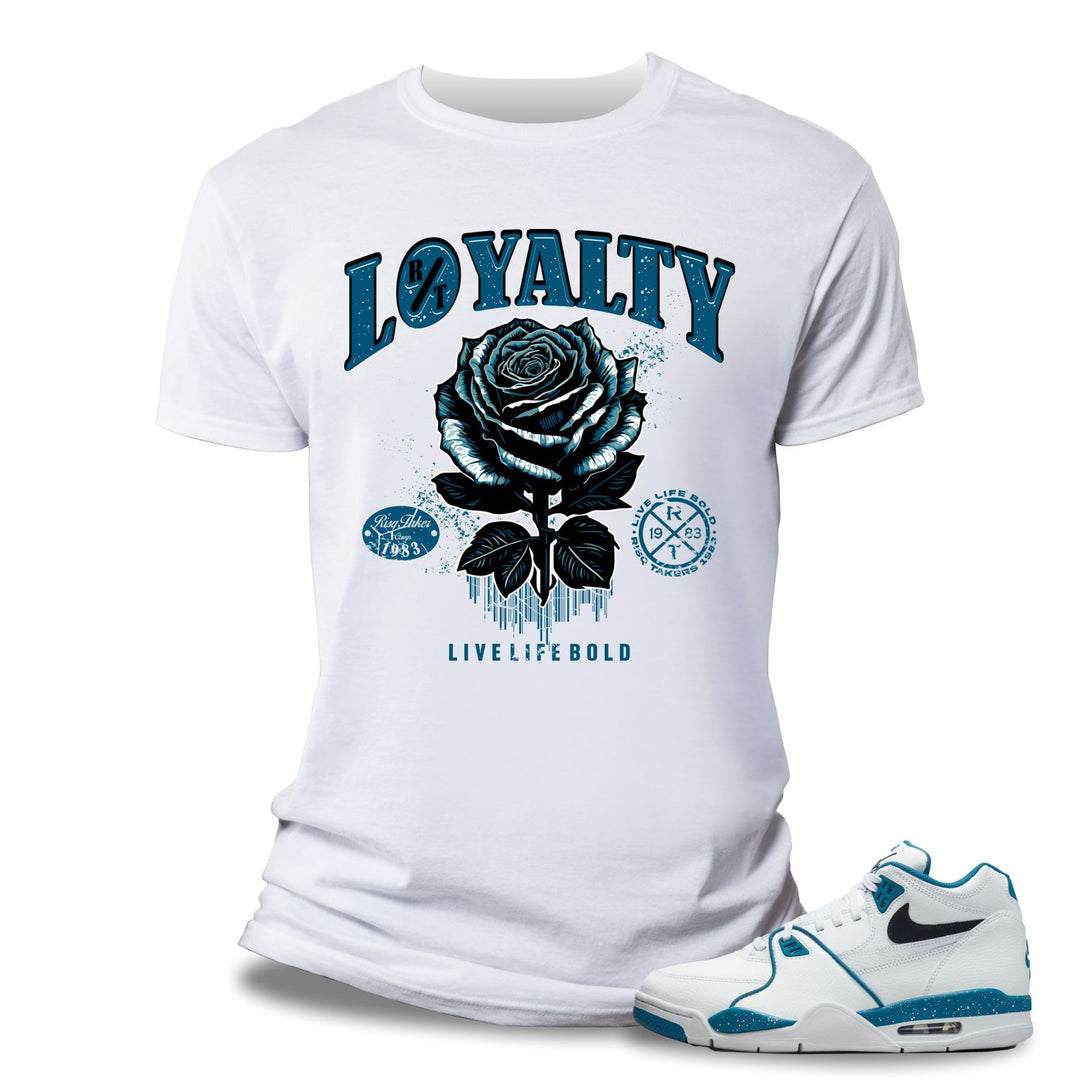 Risq Takers "LOYALTY "Tee White