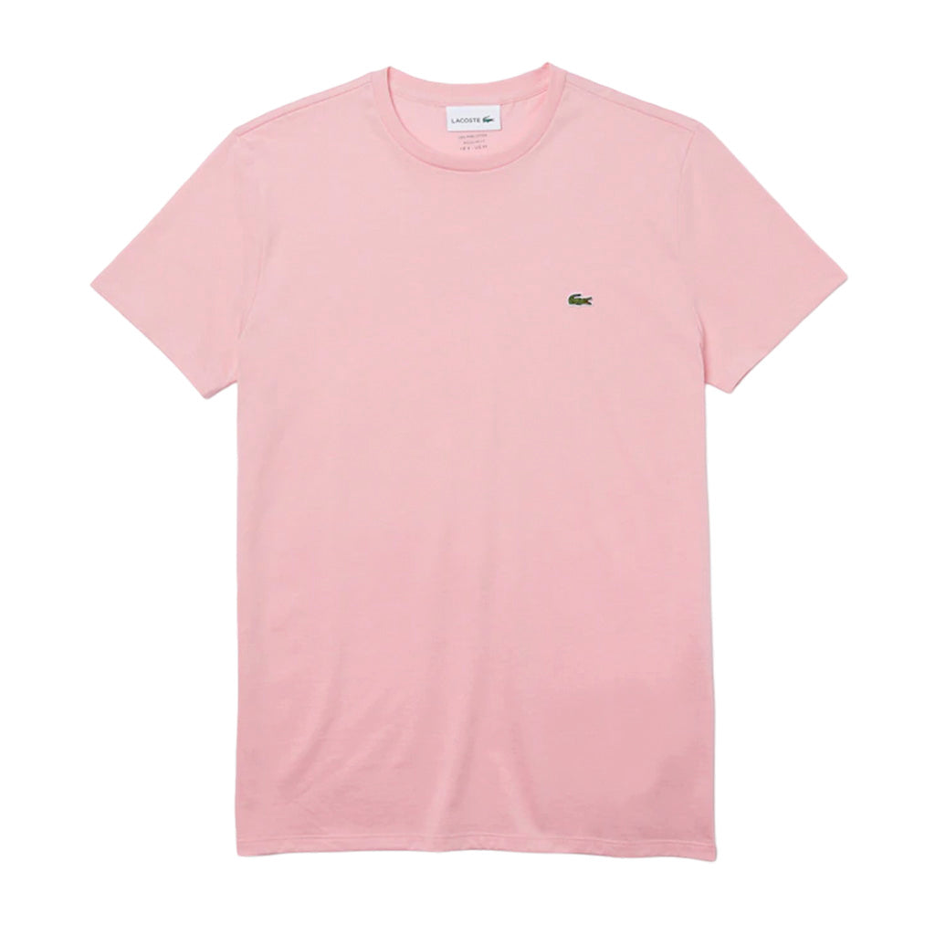 Lacoste Solid Color Crew Neck Pink
