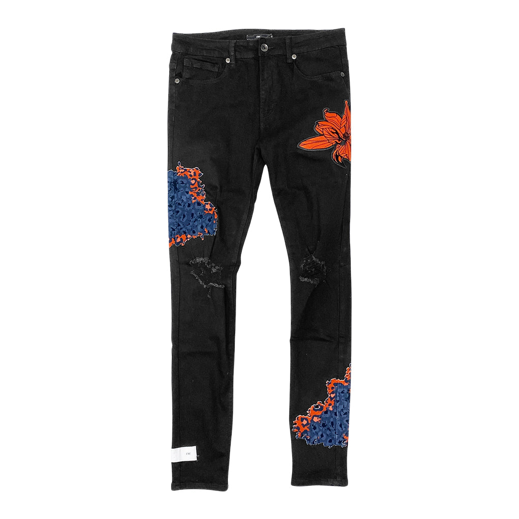 Eternity Flower Panther Denim