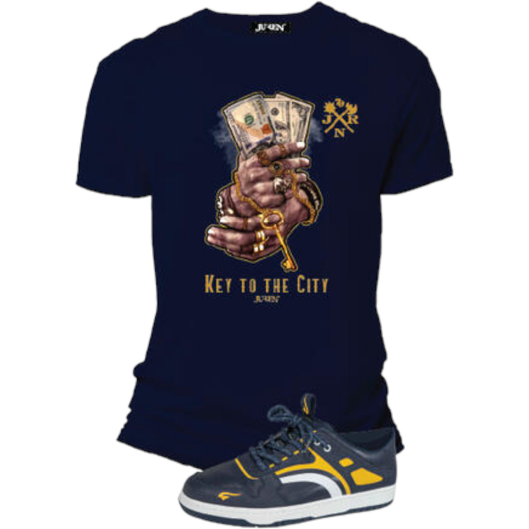 Juren Key To The City Tee Navy