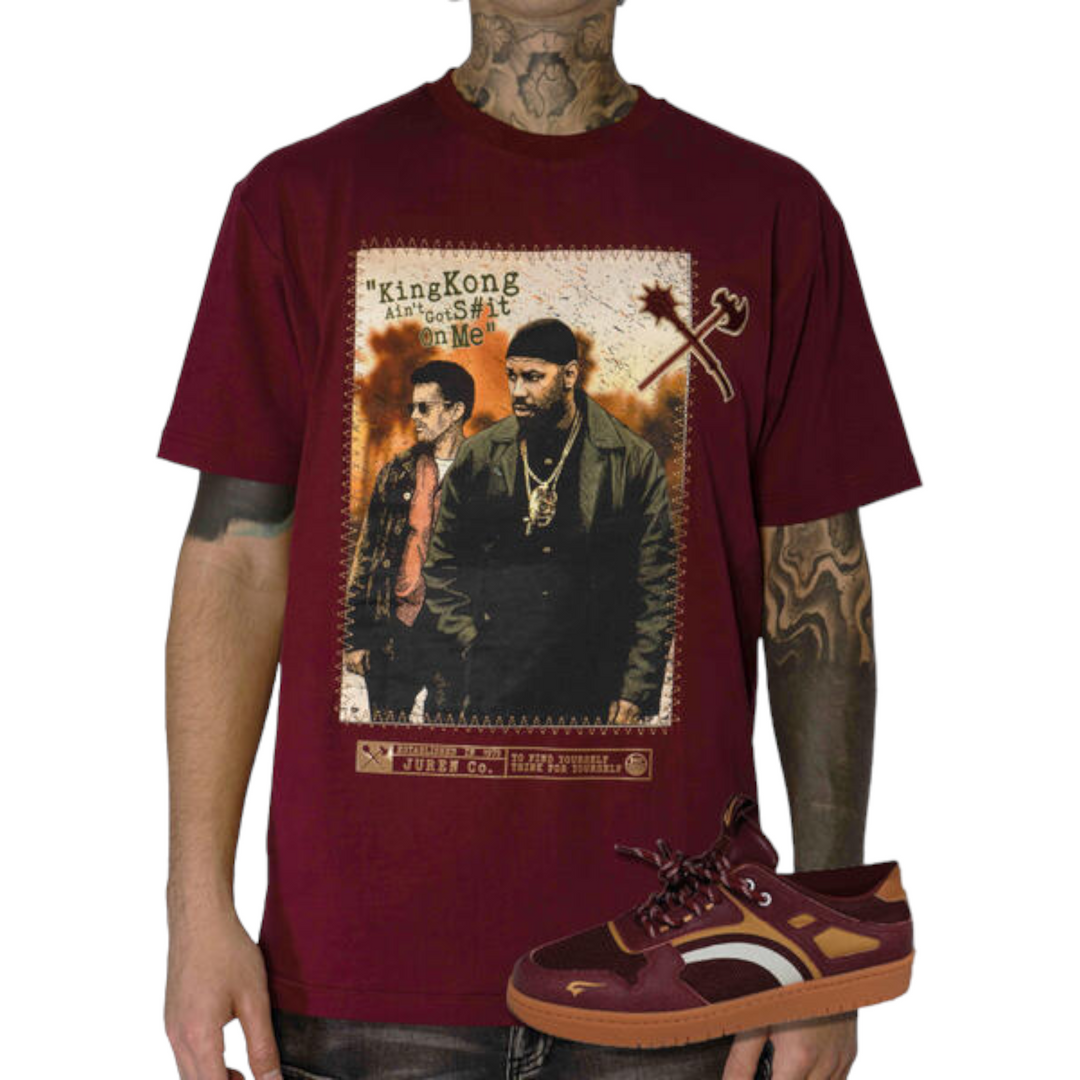 Juren King Kong Tee Burgundy