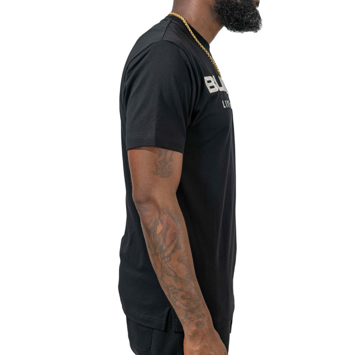 Blac Leaf Live With Purpose Embroidered Tee Blk