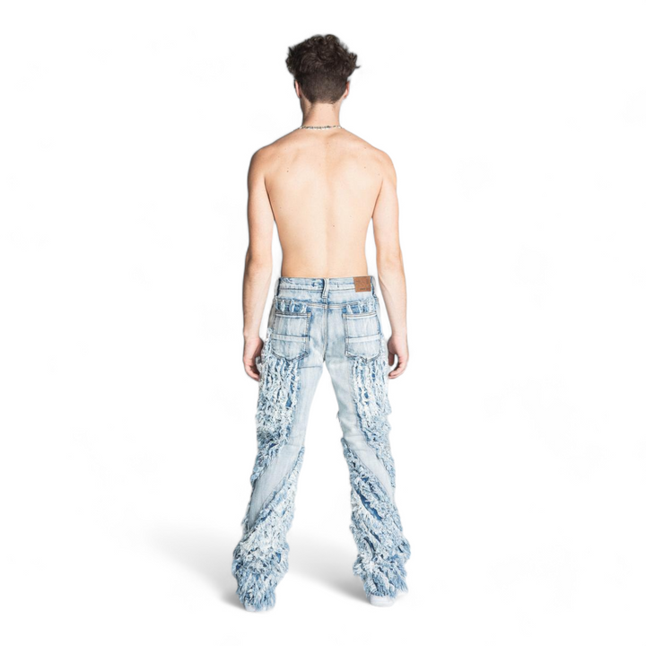 Armor Jeans Ripped Stacked Jean