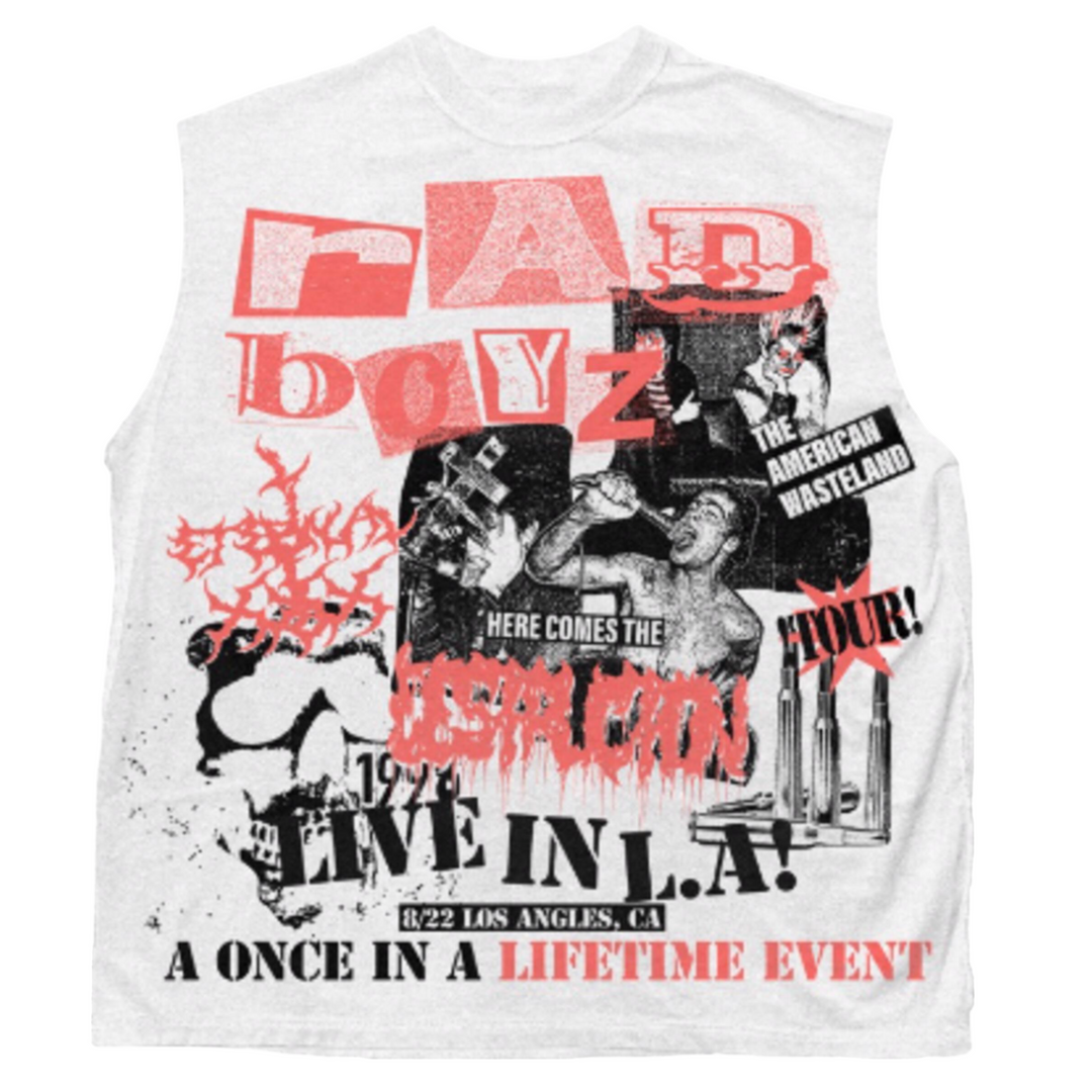 Rad Boyz Live In L.A. Tee White