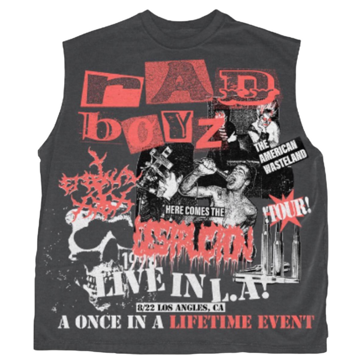 Rad Boyz Live In L.A. Tee Grey