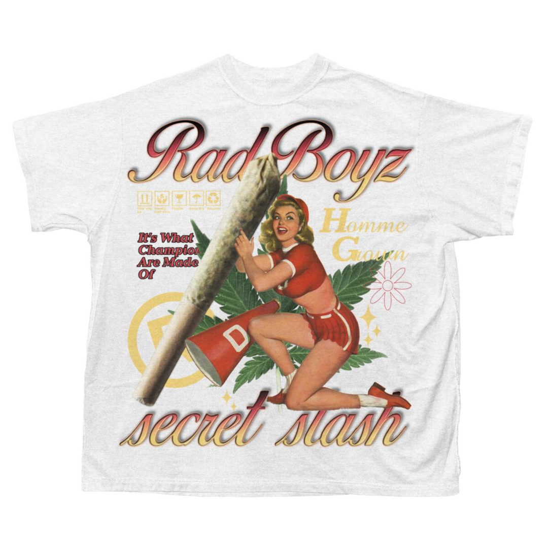 Rad Boyz Secret Stash Tee White