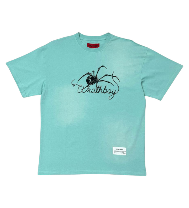 Wrathboy Caught In The Web Tee Sage