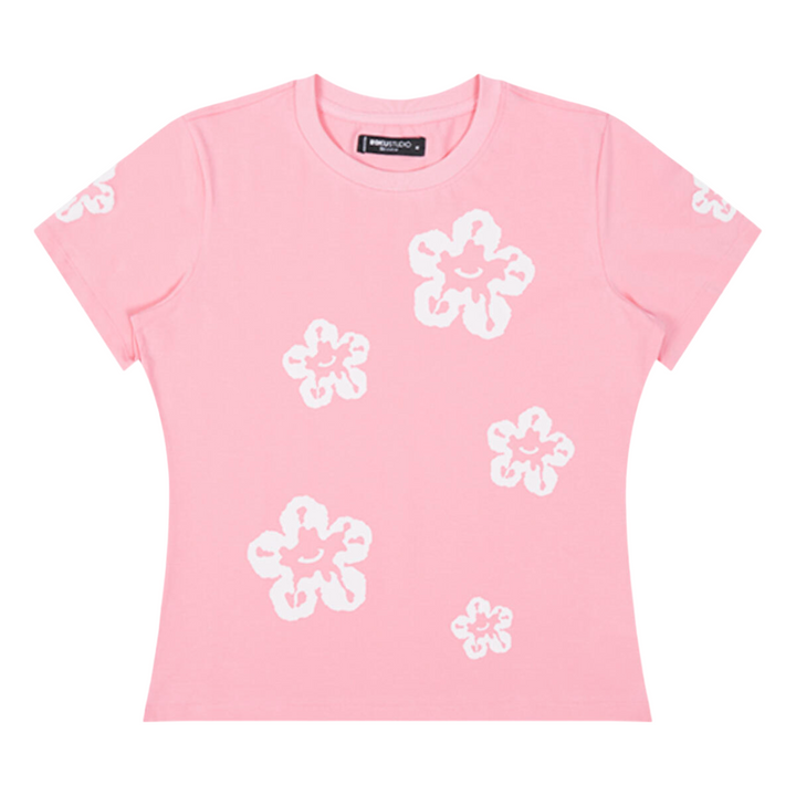 Roku Women Tear Drip Tee Pink