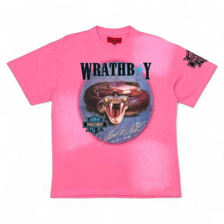 Wrathboy Hard To Kill Tee Pink