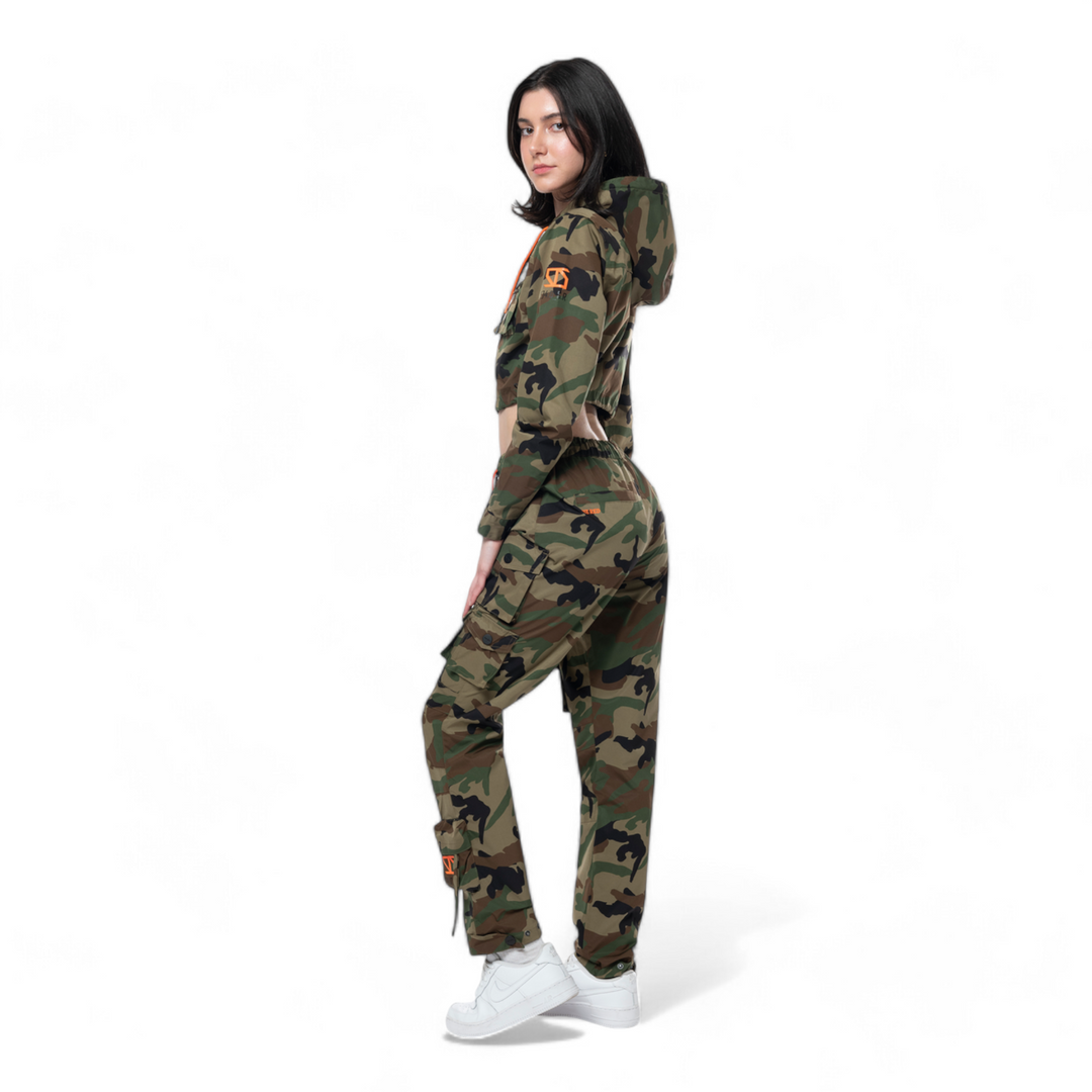 Smoke Rise Red Relaxed Utility Slouched Pants Hunting Camo