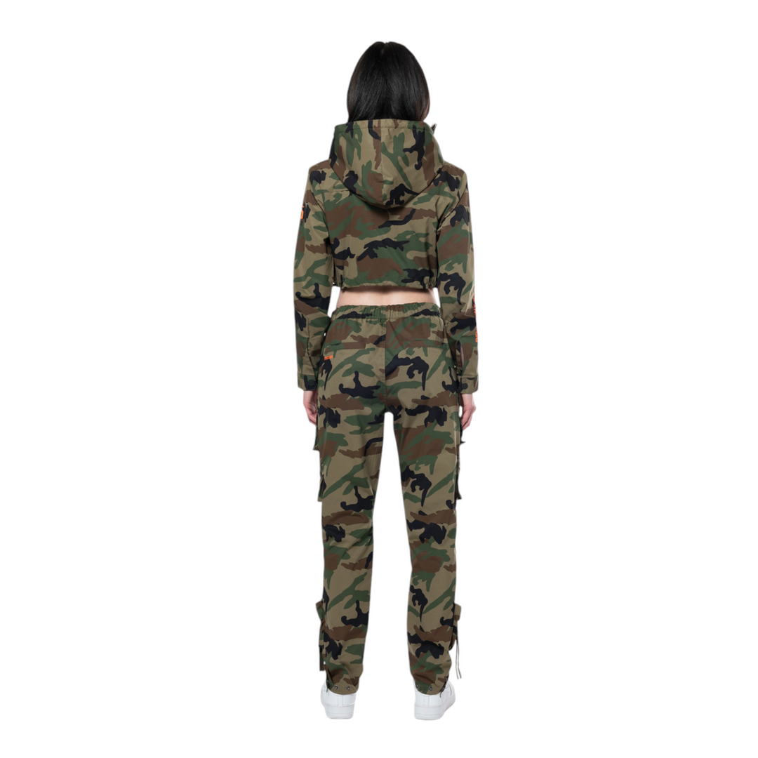 Smoke Rise Red Relaxed Utility Slouched Pants Hunting Camo