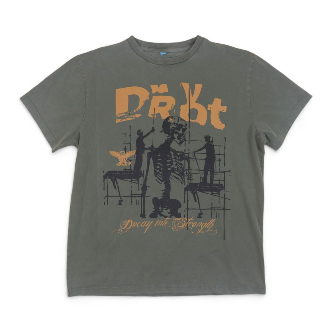 Dry Rot Building Blocks Tee Olive , Smoke Rise Utility Twill Short Olive  Outfit Combo