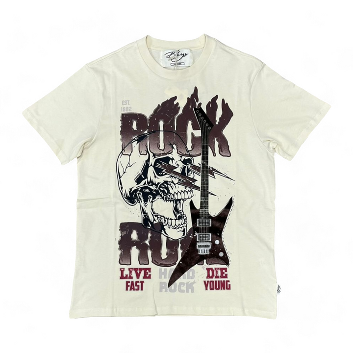 BKYS Rock & Roll Tee Off White