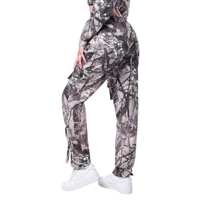 Smoke Rise Red Relaxed Utility Slouched Pants Wood Camo