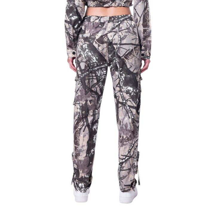 Smoke Rise Red Relaxed Utility Slouched Pants Wood Camo