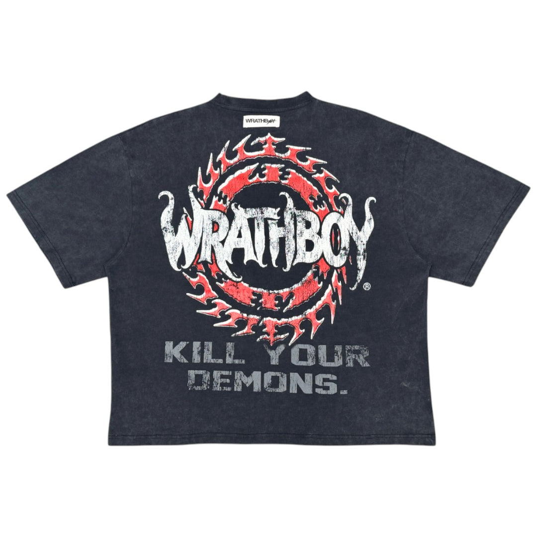 Wrathboy WB627 Kill Your Demons Tee Black