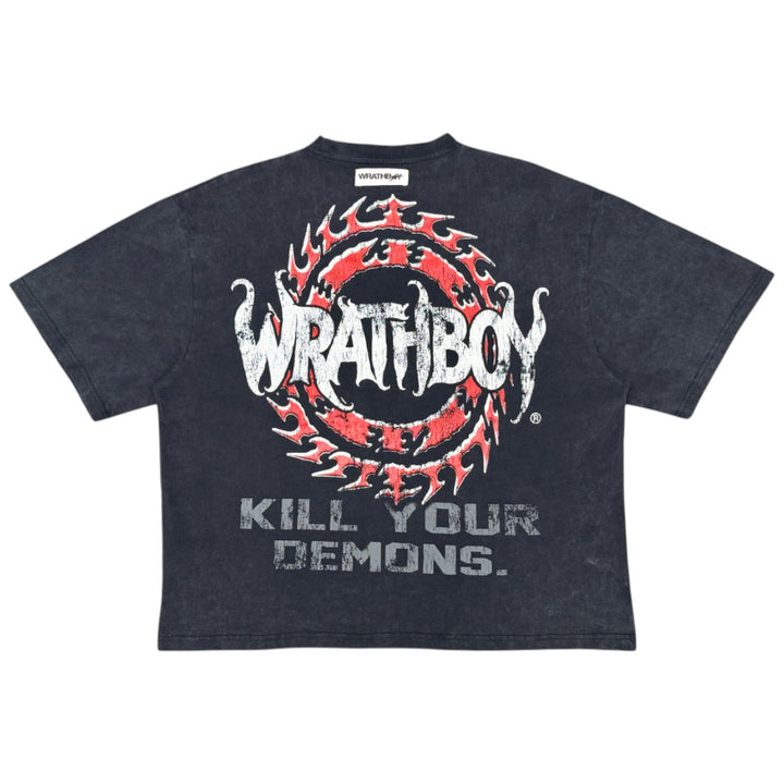 Wrathboy WB627 Kill Your Demons Tee Black