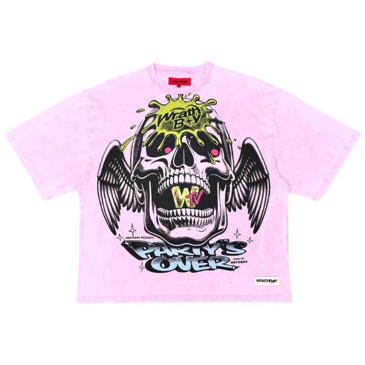 Wrathboy WB628 W TV Tee Pink