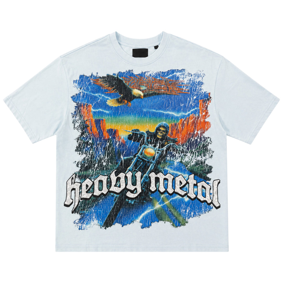 SUPPLY LA Heavy Metal Tee Light Blue