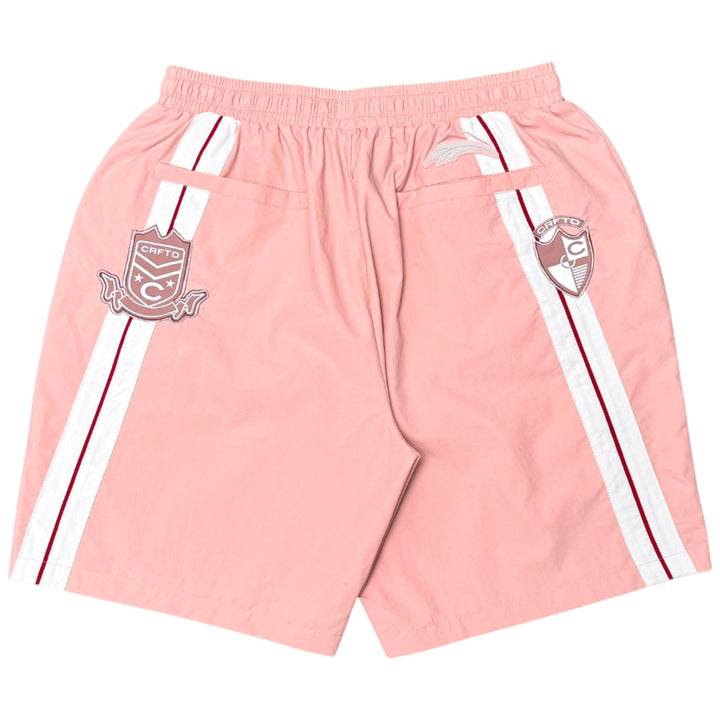 Crafted CR573/CR574 Nylon Top and Short Set Pink