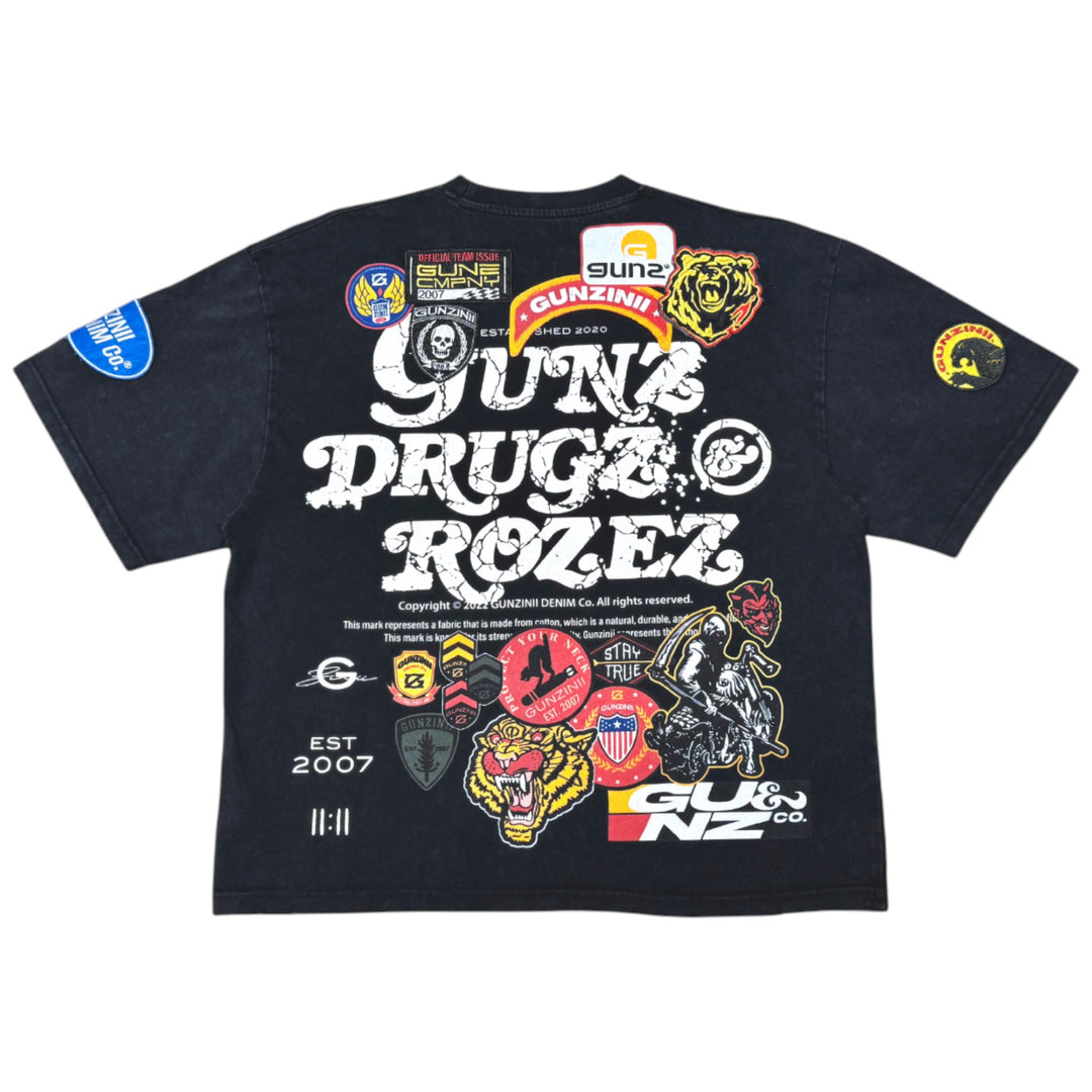 Gunzini GZ1011 GDR Tee Black
