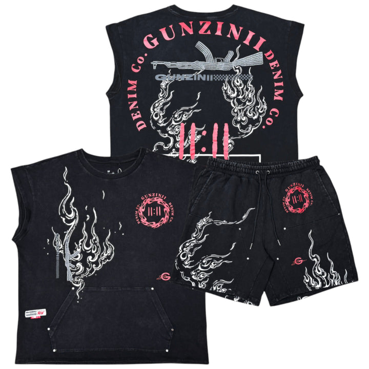 Gunzini GZ1031/GZ1032 11:11 Top&Bottom Set Black