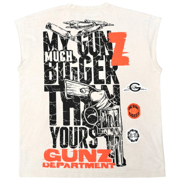 Gunzini GZ1073 Bigger Gunz Sleeveless Oat