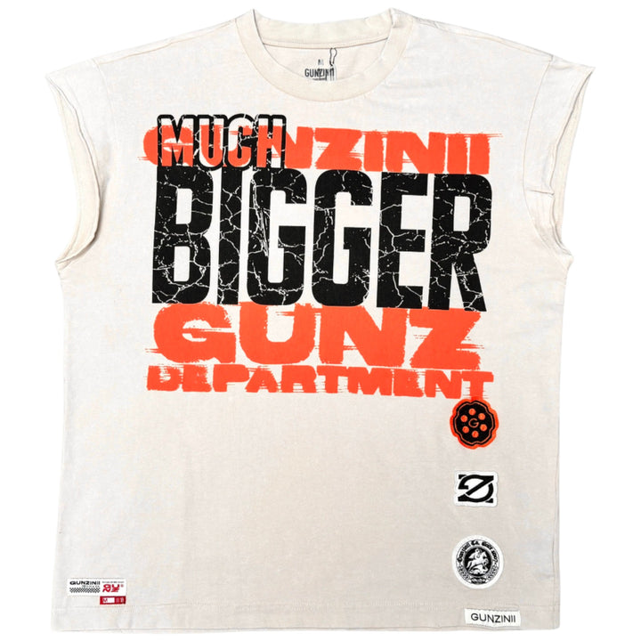 Gunzini GZ1073 Bigger Gunz Sleeveless Oat