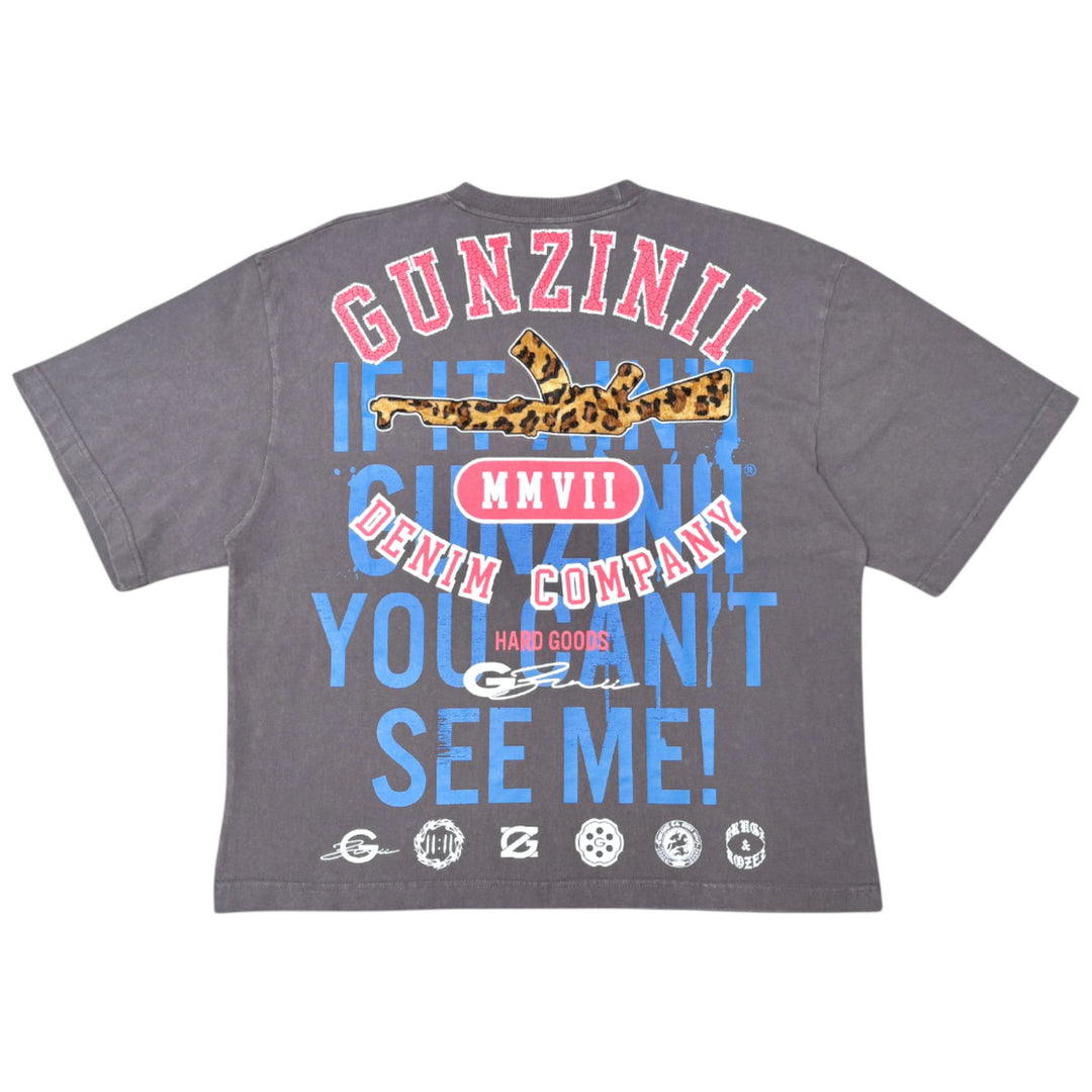 Gunzini GZ1078 Brave Spirit Tee Charcoal