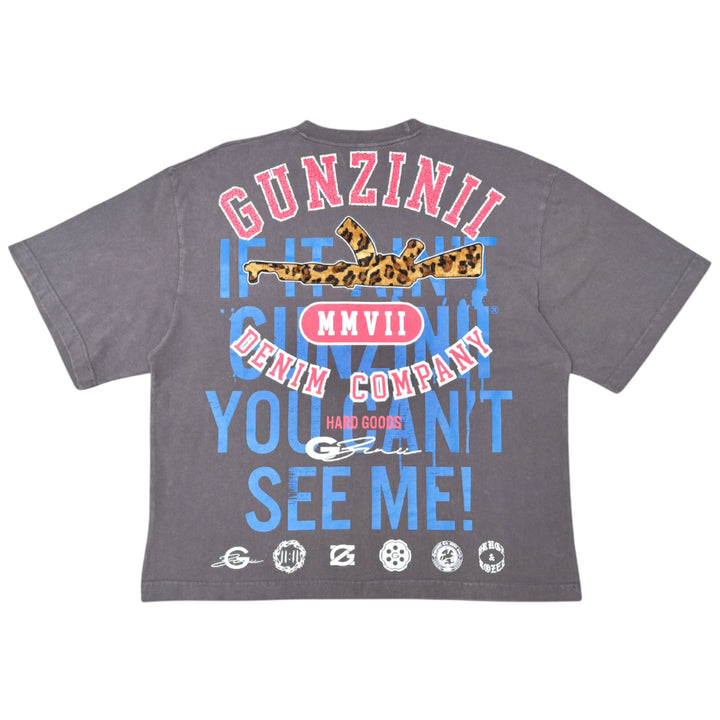Gunzini GZ1078 Brave Spirit Tee Charcoal
