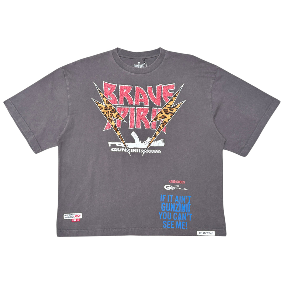 Gunzini GZ1078 Brave Spirit Tee Charcoal
