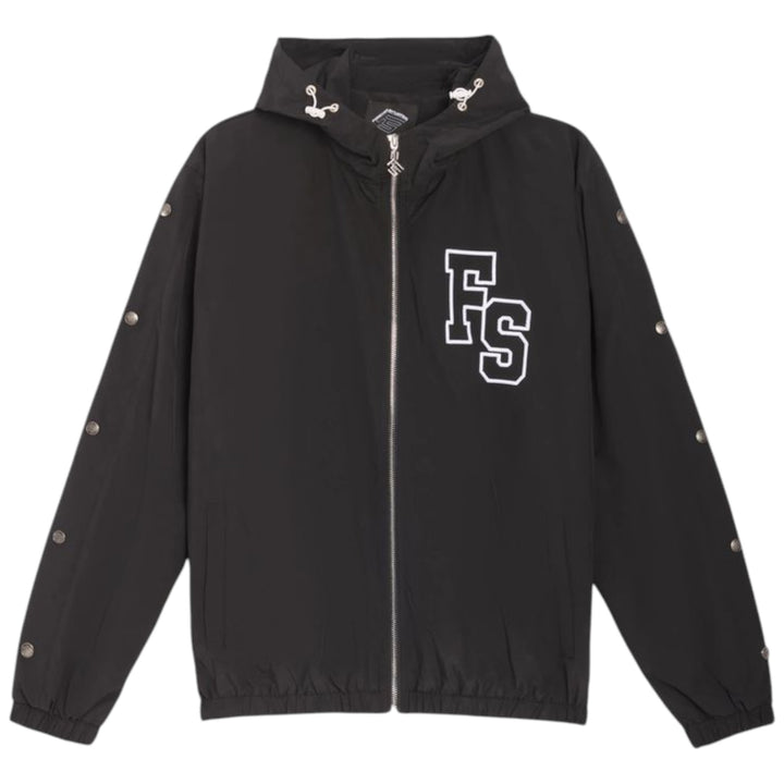 Forever Situated Nylon Track Jacket Black
