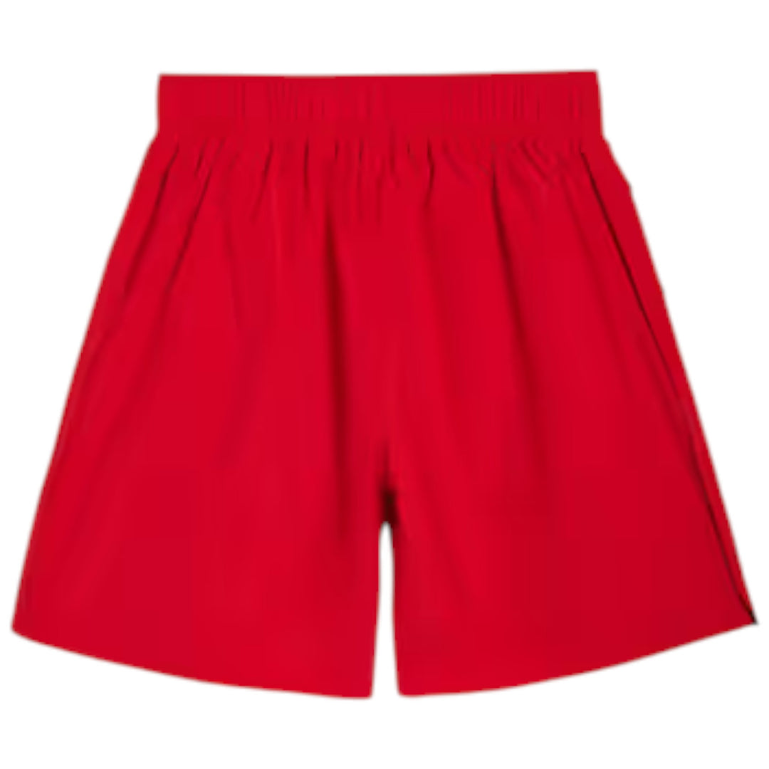 Forever Situated Nylon Track Shorts Red
