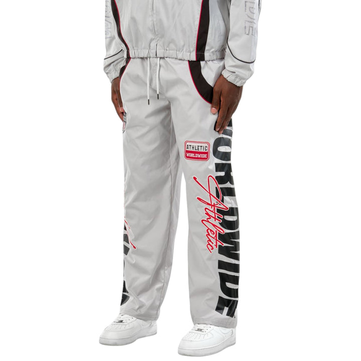 Copper Rivet World Wide Windbreaker Pants Grey