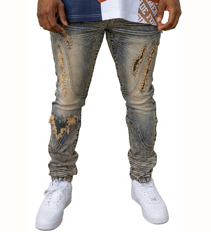 Blac Leaf Legends Denim Jeans Legend Wash