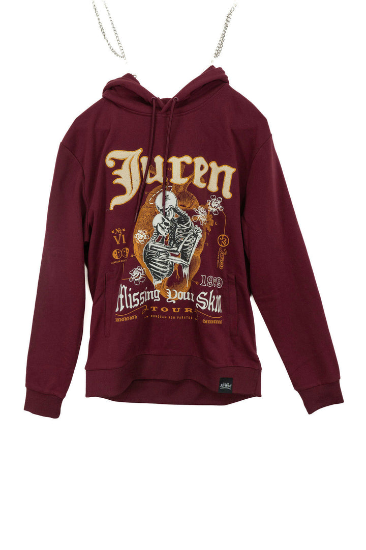 Juren Missing Hoodie Burgundy