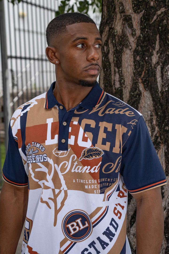 Blac Leaf Stand Strong Polo Shirt Big & Tall