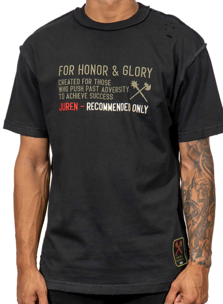 Juren Honor & Glory Distressed Tee