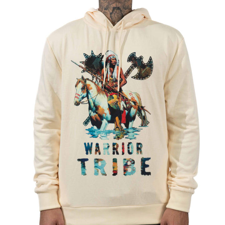 Juren Warrior Tribe Hoodie Natural