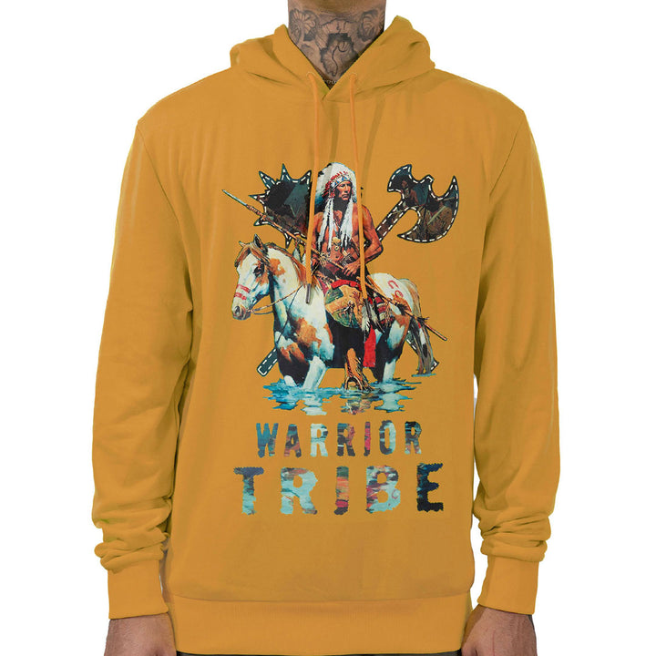 Juren Warrior Tribe Hoodie Rust Big & Tall