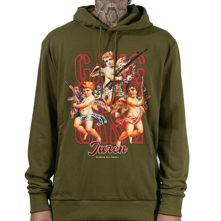 Juren Gang Gang Hoodie Olive