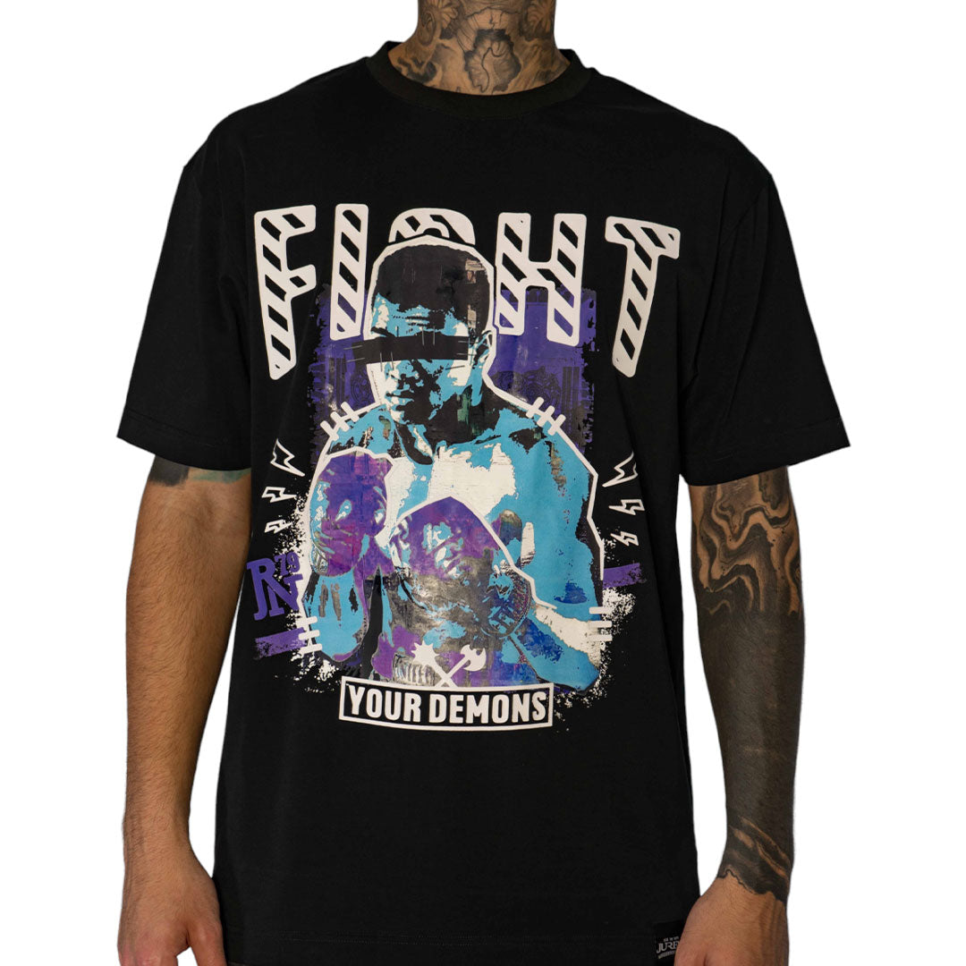 Juren Fight Your Demons Tee Black