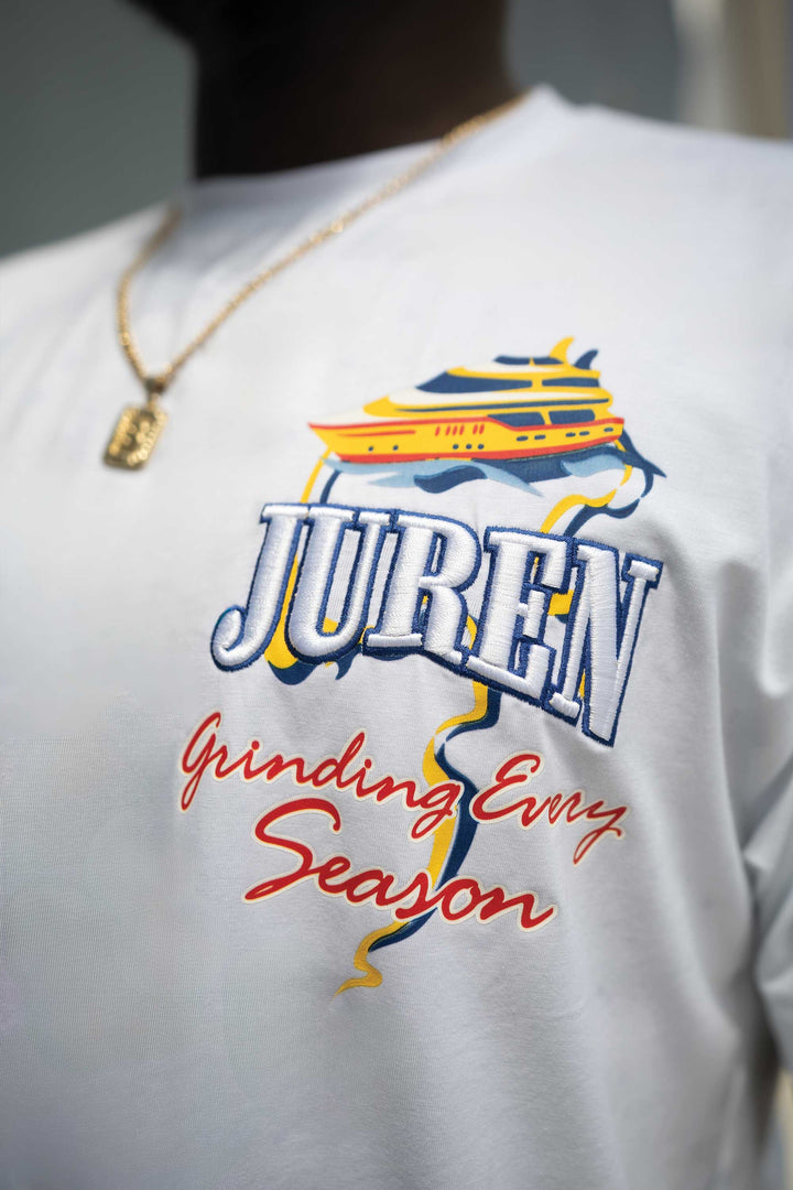 Juren Grinding Every Season Tee White