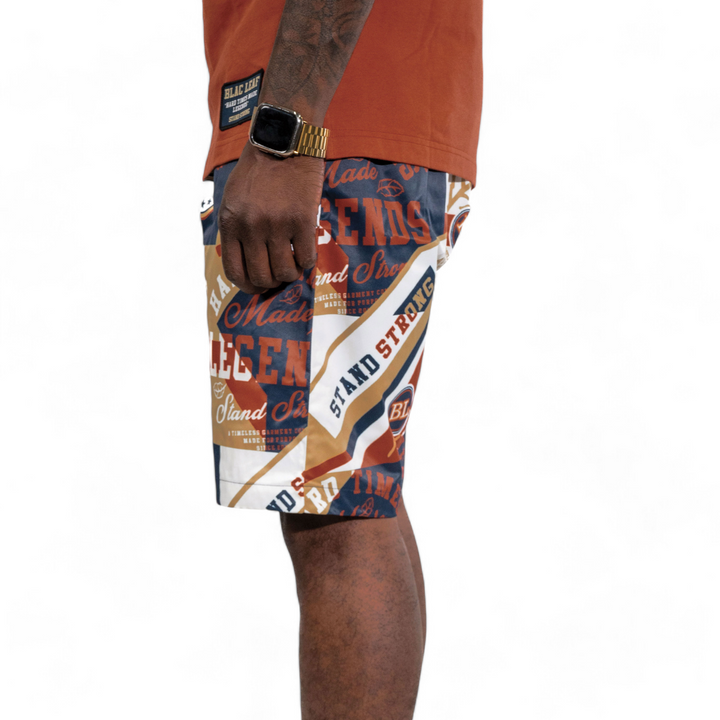 Blac Leaf Stand Strong Shorts AOP Print