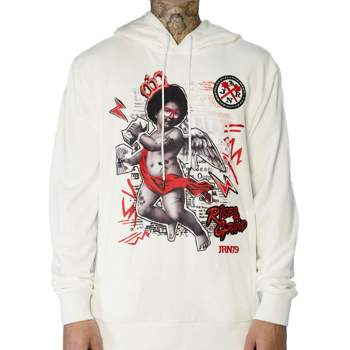 Juren Rise and Grind Hoodie White